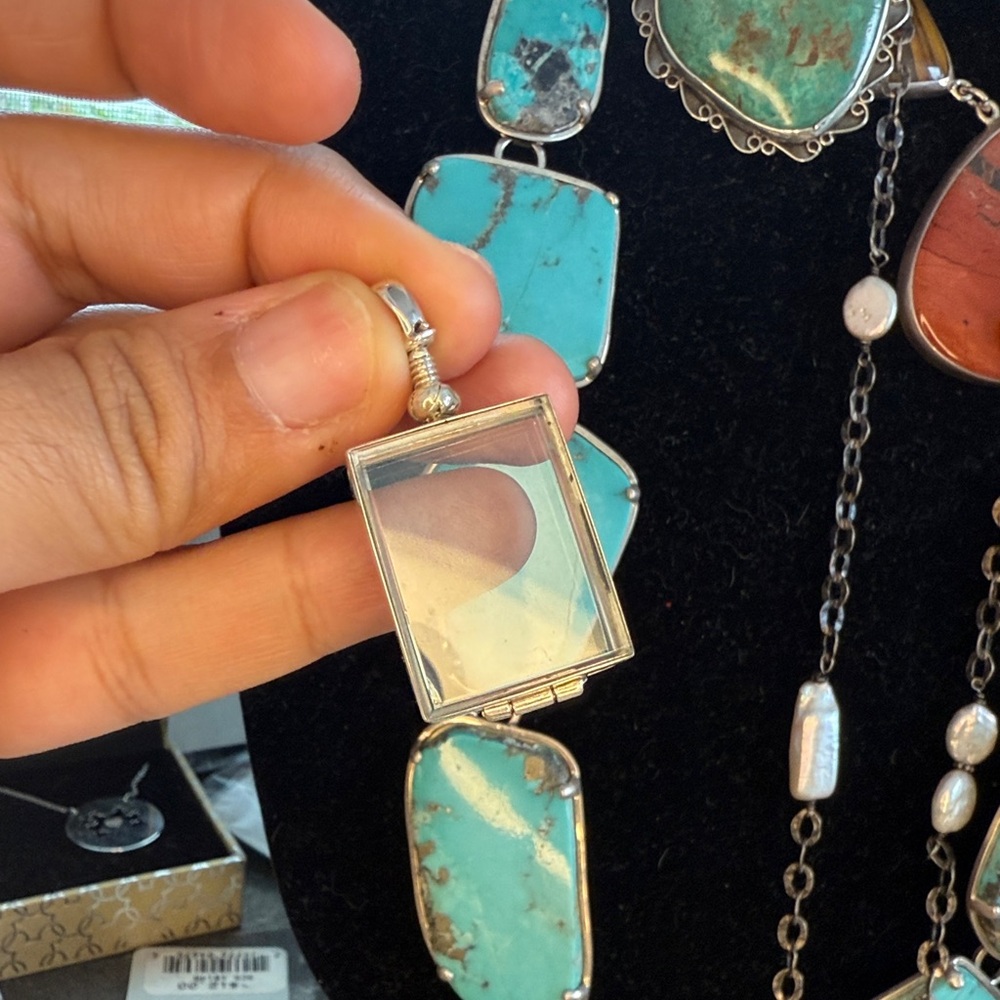 Sterling & Crystal Locket